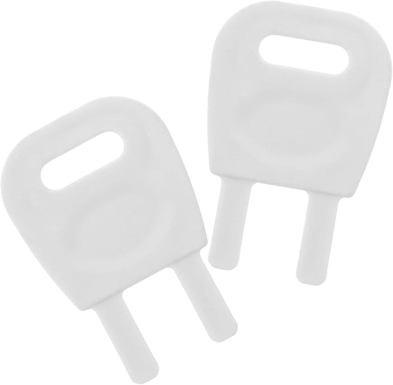 Toilet Paper Dispenser Replacement Keys 8pcs Plastic Commercial Home Kitchen Storage Box - Image 1